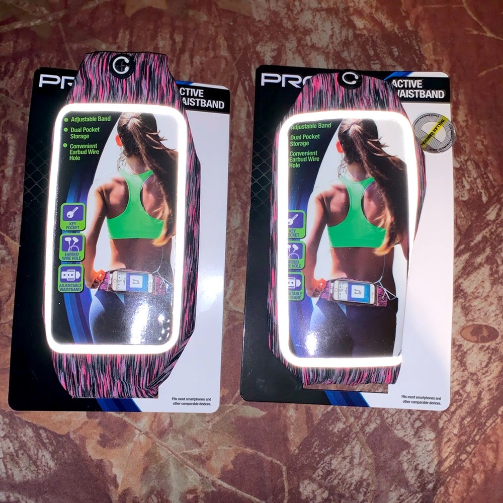 Smart phone active waste bands BOTH